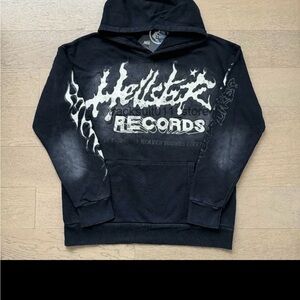 Men's Black Graphic Hoodie